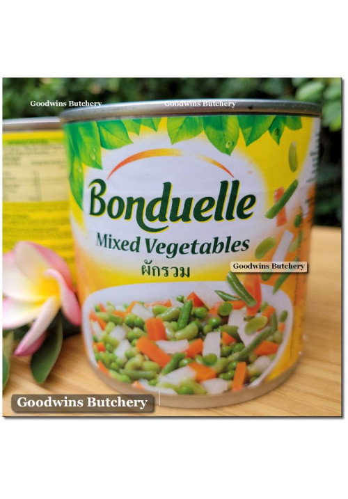 Vegetable Bonduelle France tin MIXED VEGETABLE 400g